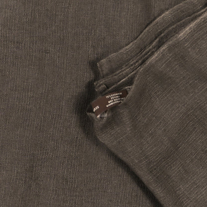Hermes Cashmere Silk Plume Unie Stole Etoupe 4 of 4