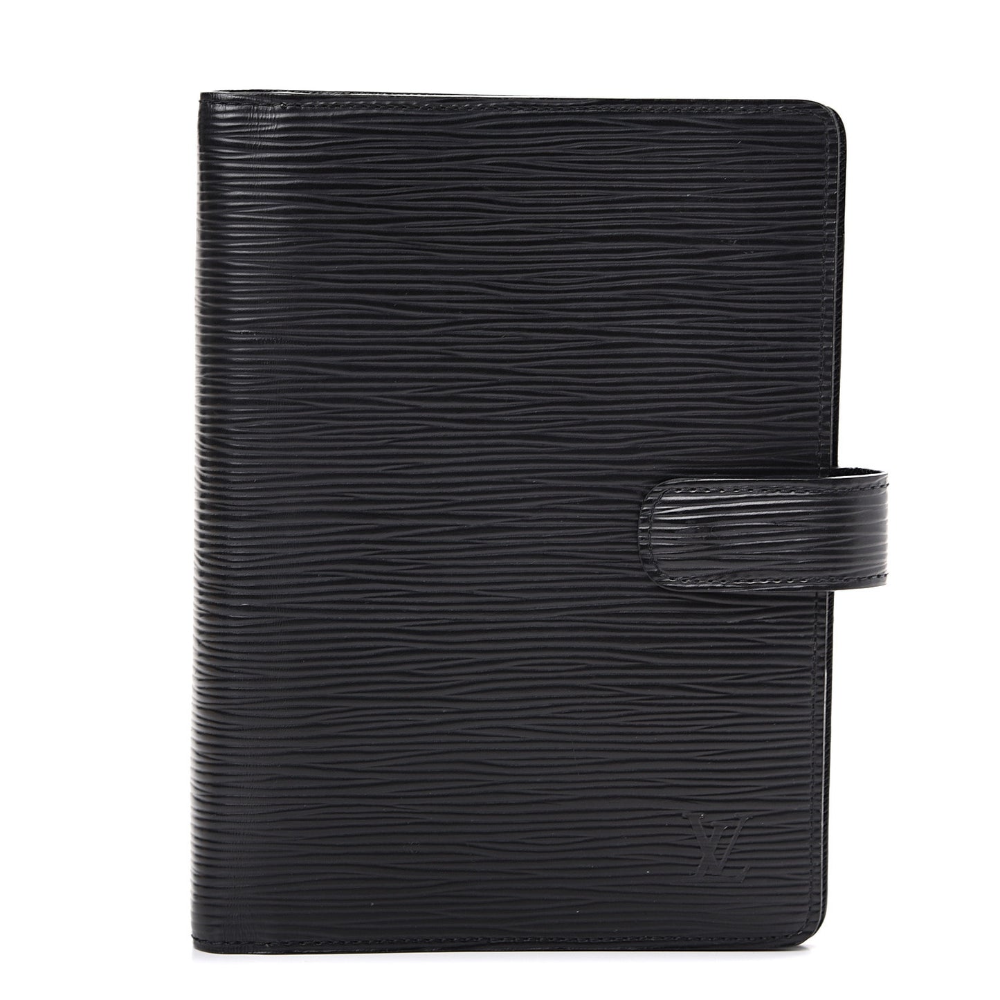 Epi Medium Ring Agenda Cover Black