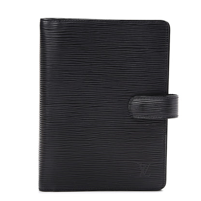 Louis Vuitton Epi Medium Ring Agenda Cover Black 1 of 8