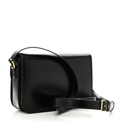 Celine Shiny Calfskin Medium Triomphe Black 3 of 10
