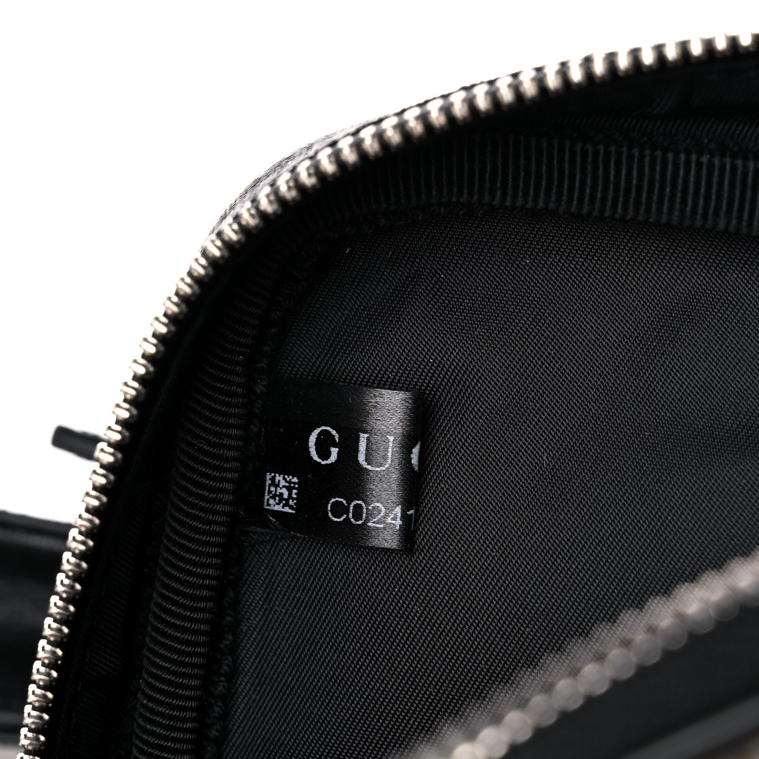 Gucci GG Supreme Monogram Web Belt Bag Black 9 of 16