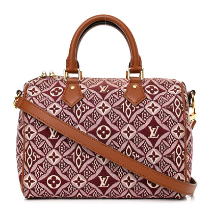 Louis Vuitton Jacquard Since 1854 Speedy Bandouliere 25 Bordeaux 1 of 11