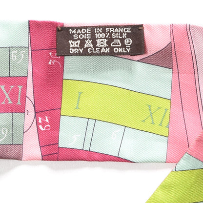 Hermes Silk Astrologie Nouvelle Twilly Rose Framboise Pistache 3 of 5