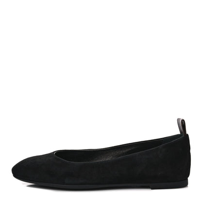 Louis Vuitton Suede Monogram Uniformes Ballet Flats 37.5 Black 1 of 8