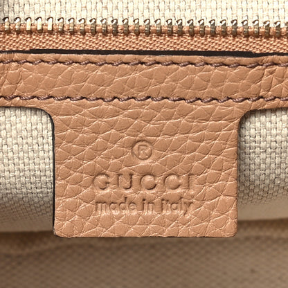 Gucci Pebbled Calfskin Medium Soho Flap Crossbody Camelia 6 of 10
