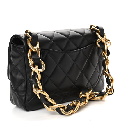 Chanel Lambskin Quilted Large CC Funky Town Flap Black 3 of 10