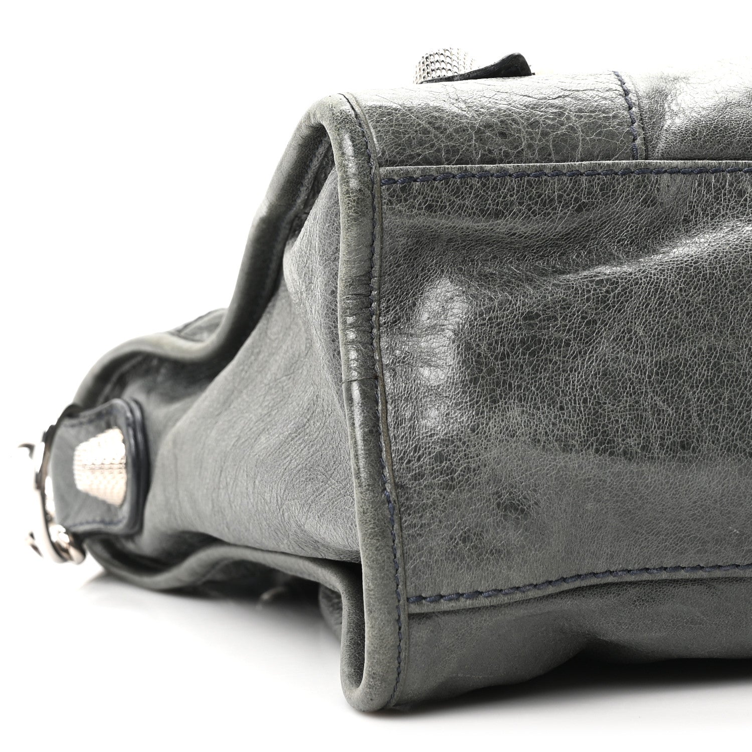 Balenciaga Agneau Giant 21 Silver Hardware City Ardoise 9 of 10