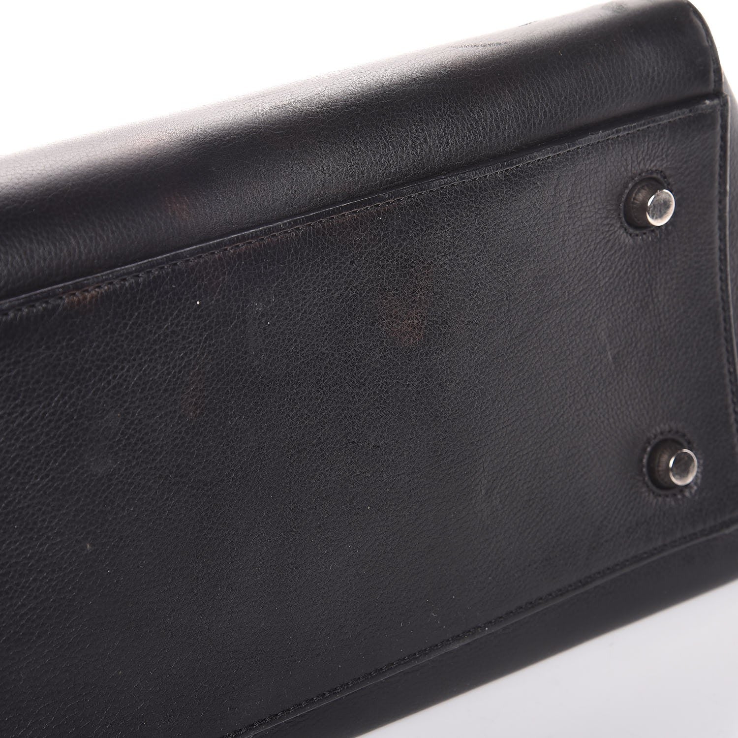 Celine Grained Calfskin Medium Edge Shoulder Bag Black 13 of 17