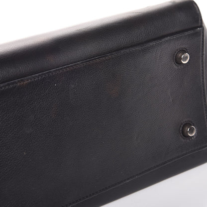 Celine Grained Calfskin Medium Edge Shoulder Bag Black 13 of 17