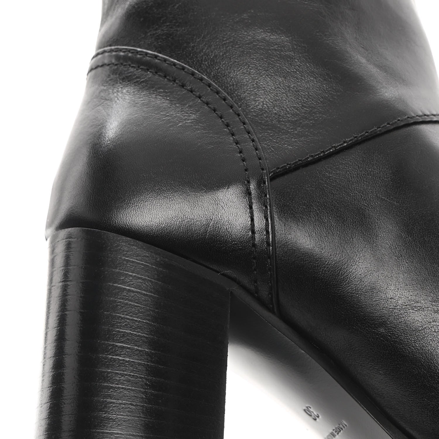 Chanel Calfskin Knit CC Short Boots 36 Black 10 of 11