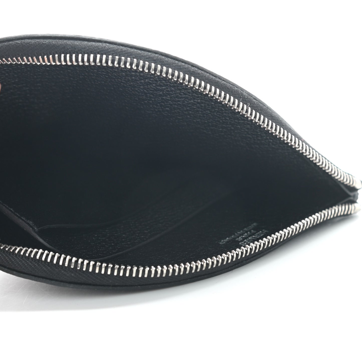 Chevre Mysore Paddock Change Purse Black Caramel
