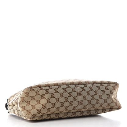 Gucci Monogram Medium Horsebit Chain Hobo Dark Brown 3 of 10