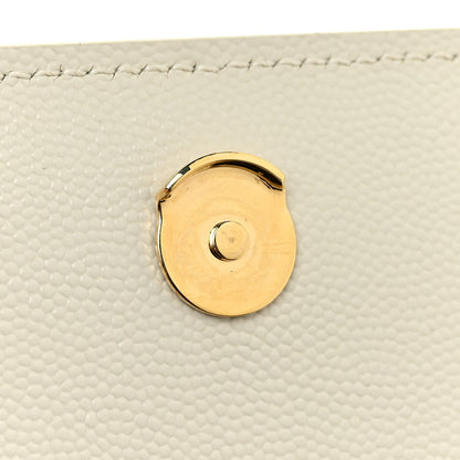 Saint Laurent Grain De Poudre Small Monogram Kate Satchel Crema Soft 12 of 17