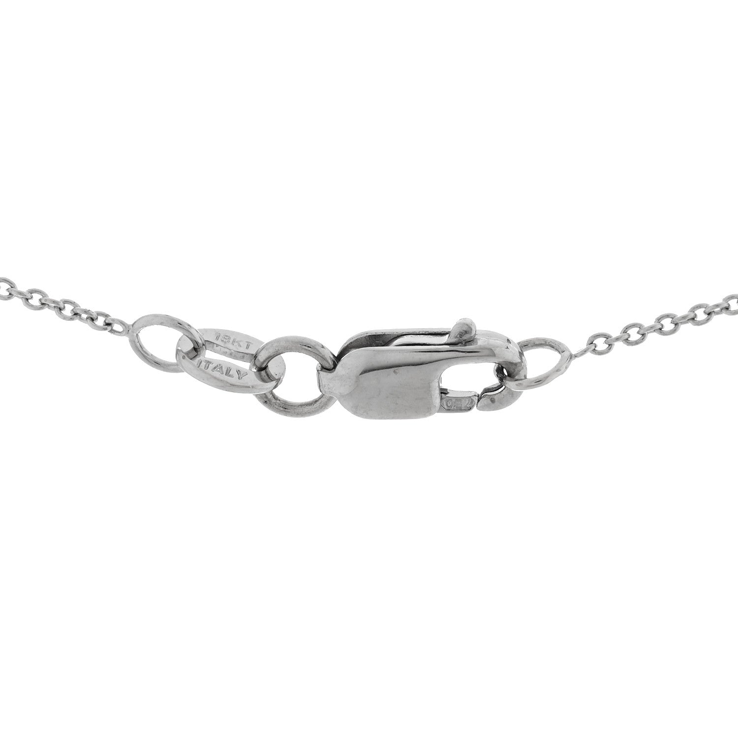 Roberto Coin 18K White Gold Diamond Tiny Treasures Baby Cross Pendant Necklace 3 of 3