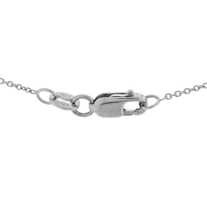 Roberto Coin 18K White Gold Diamond Tiny Treasures Baby Cross Pendant Necklace 3 of 3