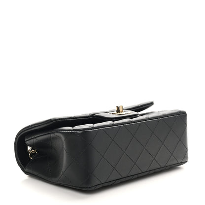 Chanel Lambskin Quilted Mini Rectangular Flap Black 4 of 11
