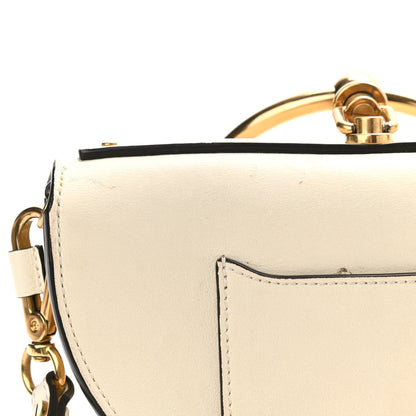 Chloe Calfskin Small Nile Bracelet Minaudiere Bag Off White 9 of 10