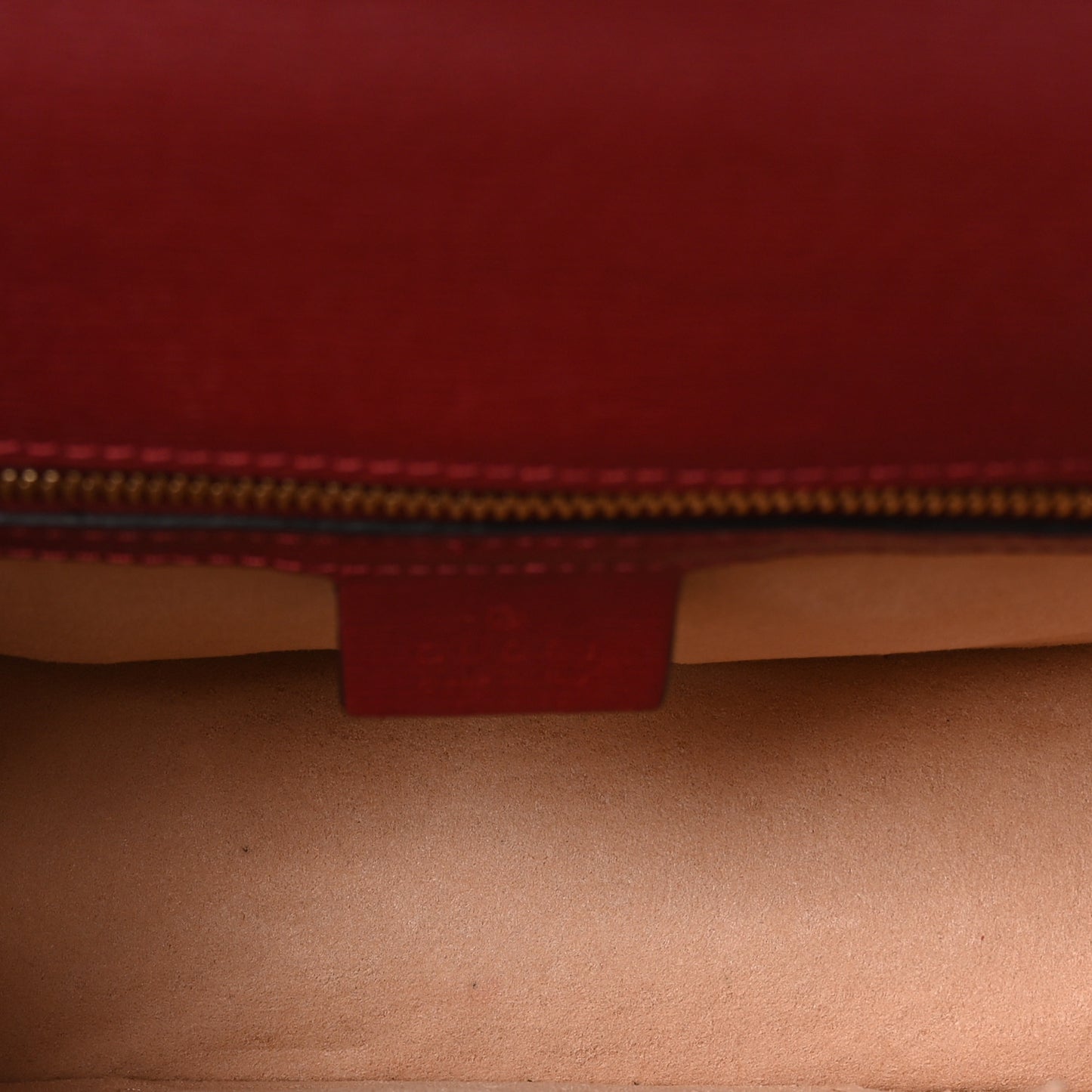 Textured Calfskin Printed Small Sylvie Shoulder Bag Red