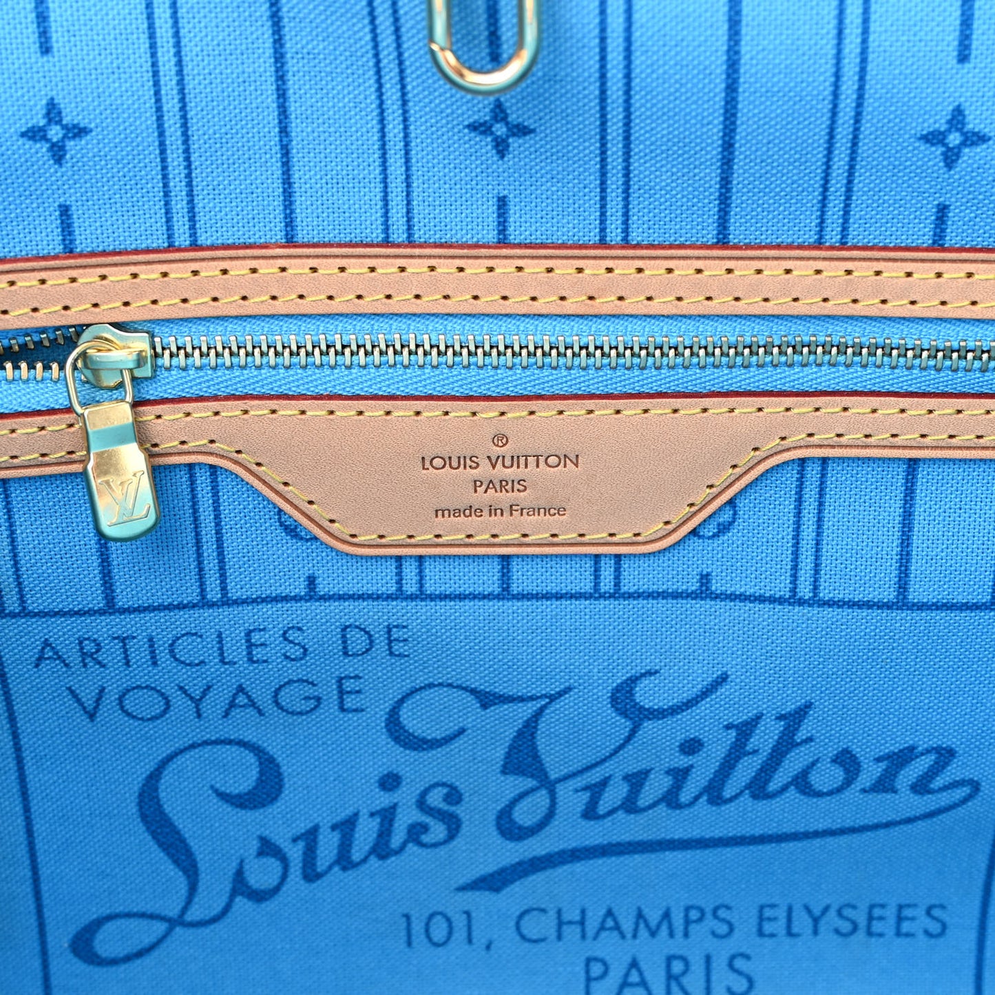 Monogram My LV Heritage Neverfull PM Fuchsia Blue Clair