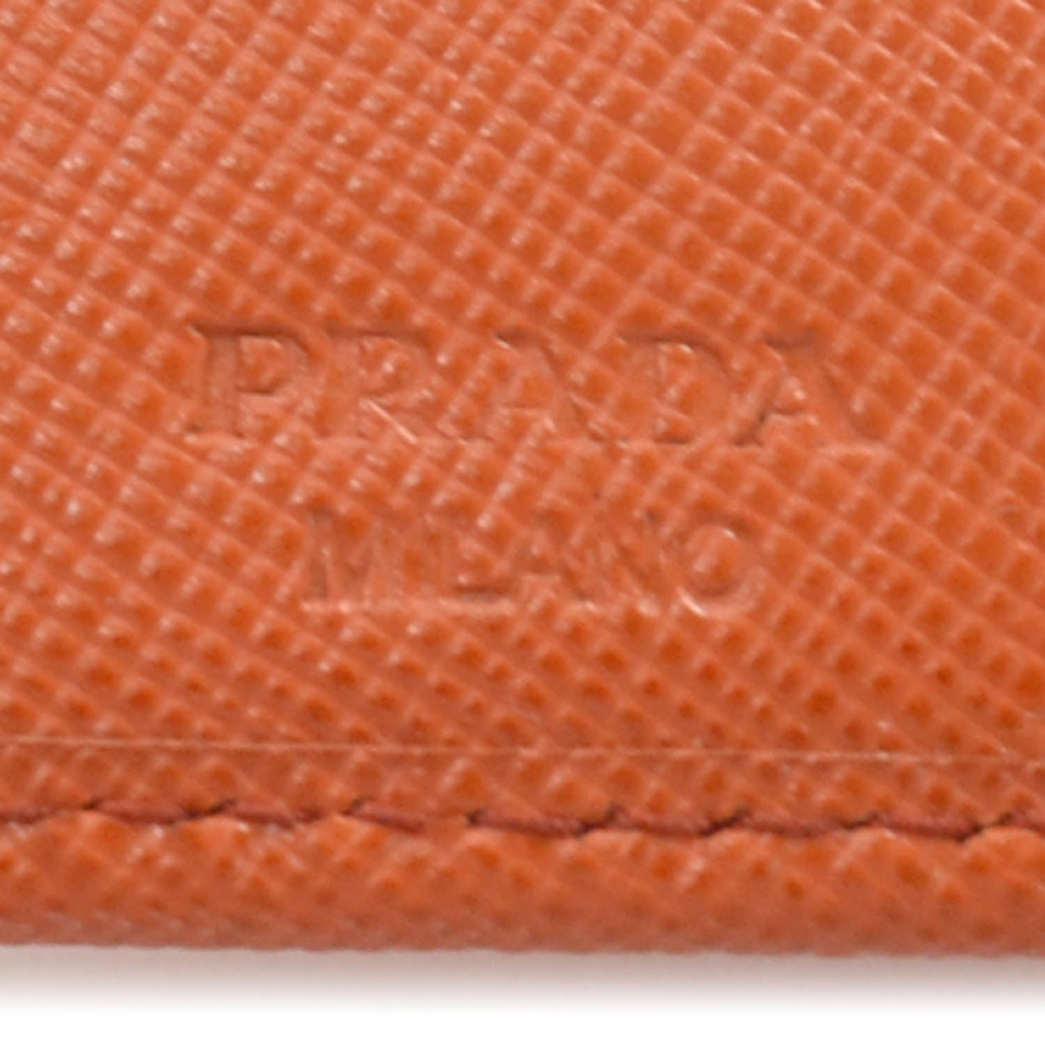 Prada Saffiano Metal 6 Key Holder Rame 6 of 8