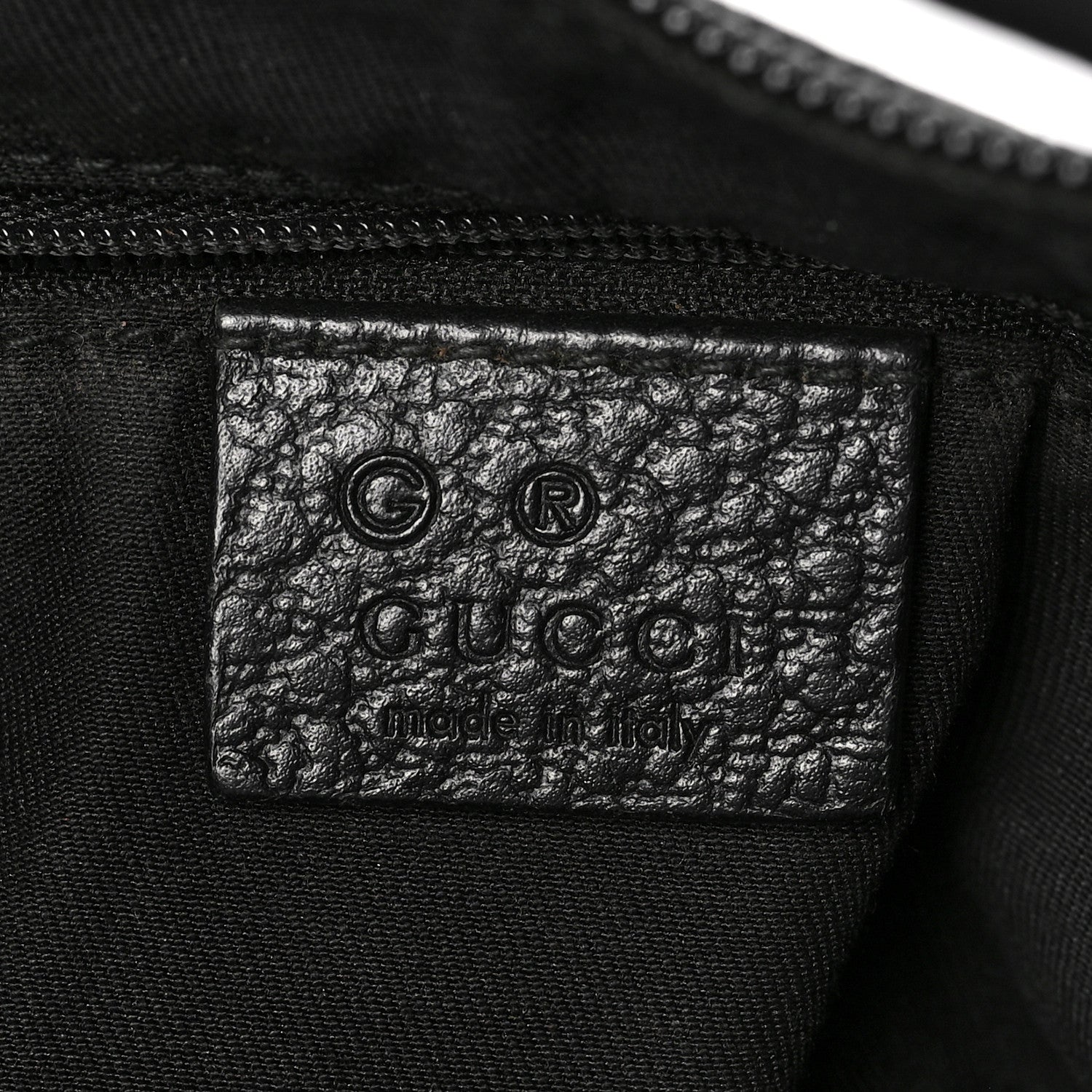 Gucci Nylon Monogram Small Hobo Black 5 of 7