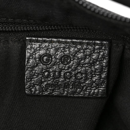 Gucci Nylon Monogram Small Hobo Black 5 of 7