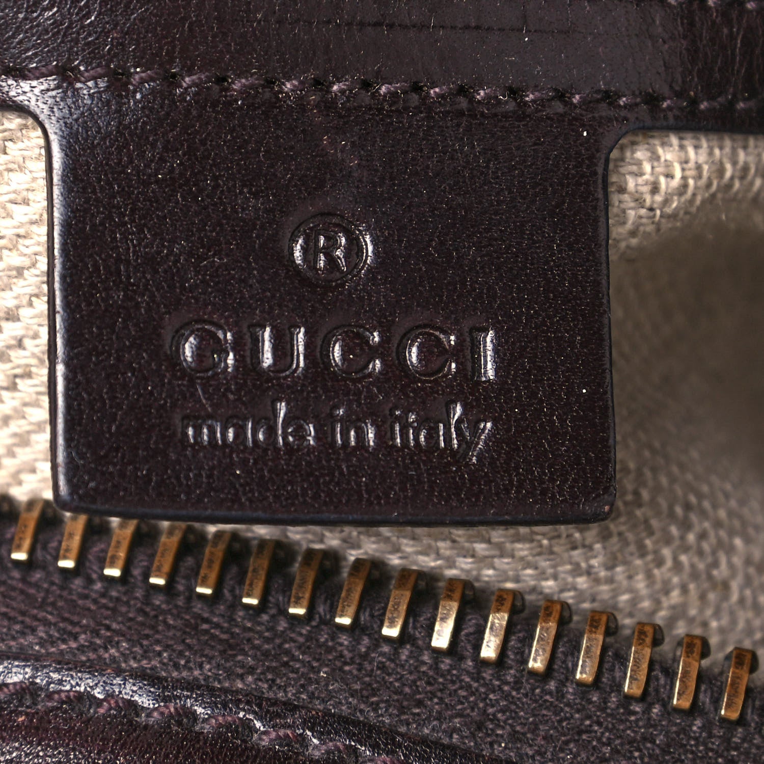Gucci Monogram Crocodile Web Medium Secret Hobo Dark Brown 6 of 17