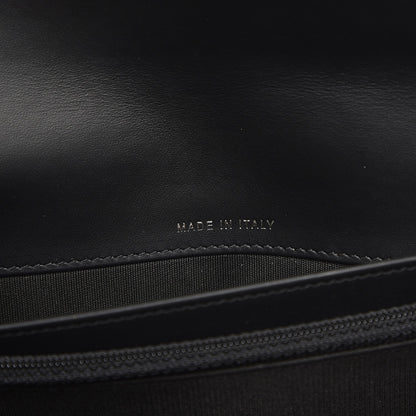 Chanel Patent Calfskin Quilted Boy Wallet on Removable Chain Black 7 of 11