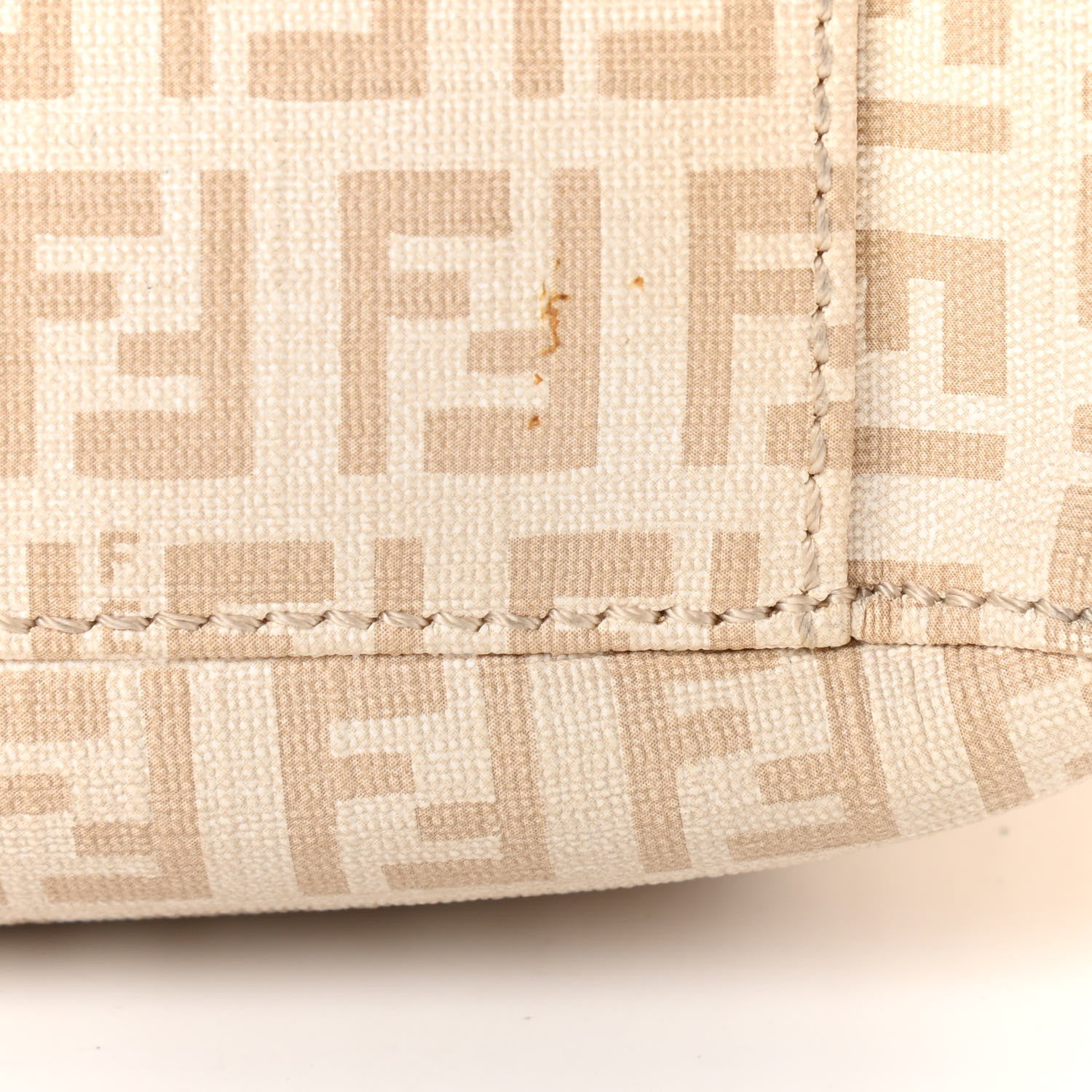 Fendi Zucchino Spalmati Forever Tote Crema Ecru 11 of 17