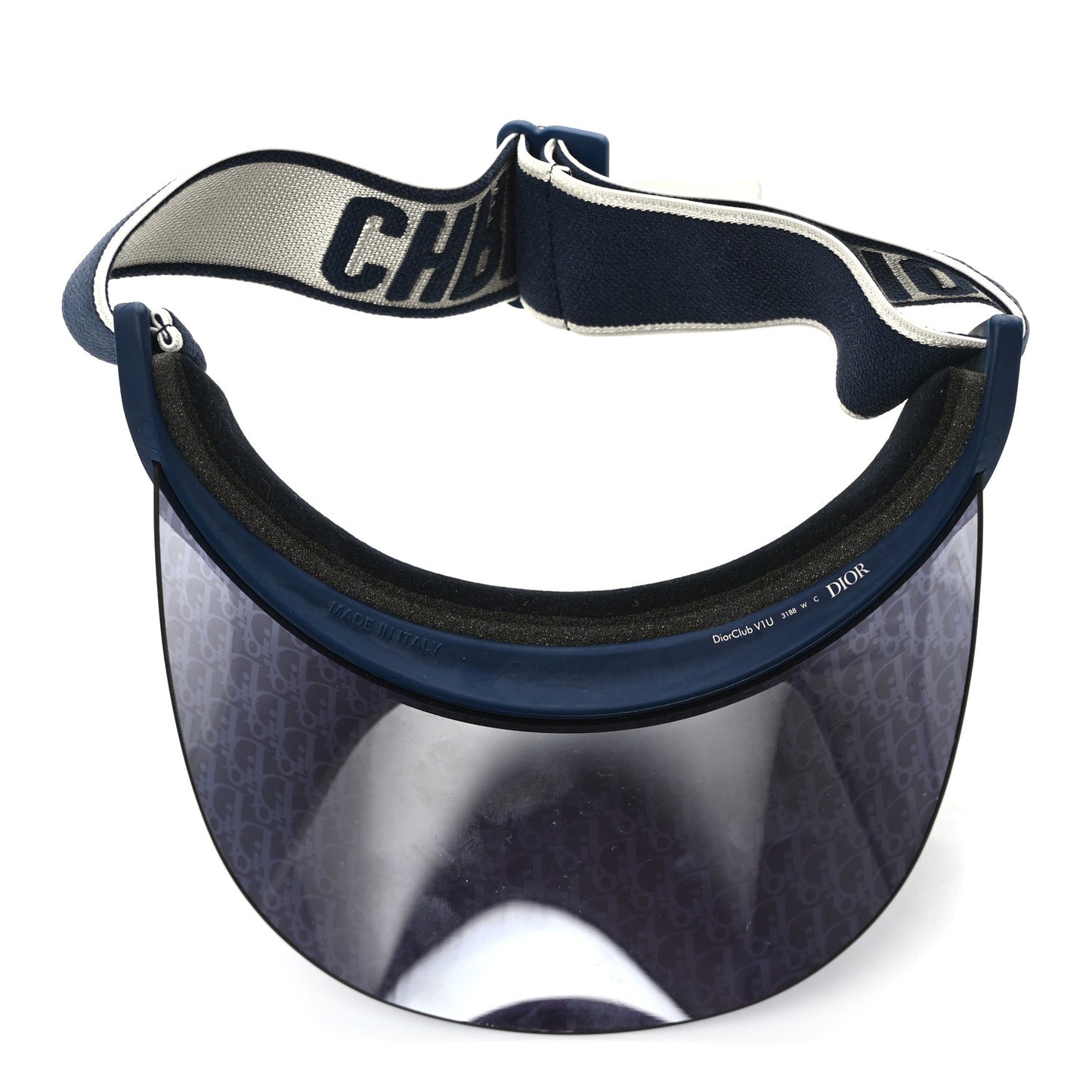 Oblique DiorClub V1U Sun Visor Blue