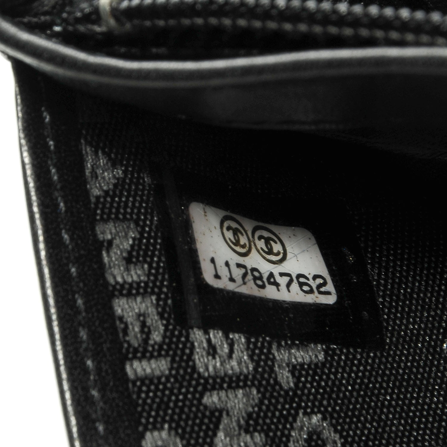Chanel Patent CC Yen Wallet Black 9 of 9
