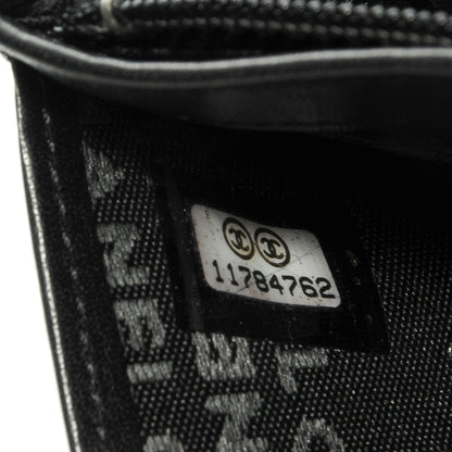 Chanel Patent CC Yen Wallet Black 9 of 9