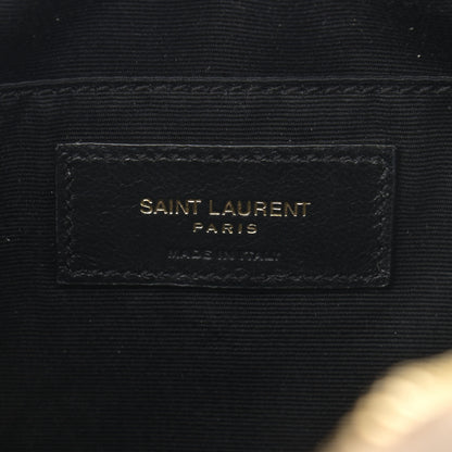 Saint Laurent Calfskin Matelasse Monogram Lou Camera Bag Dark Beige 6 of 11