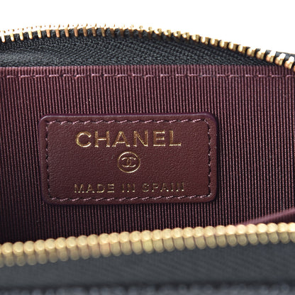 Chanel Caviar Quilted Zip Coin Purse Black 6 of 8