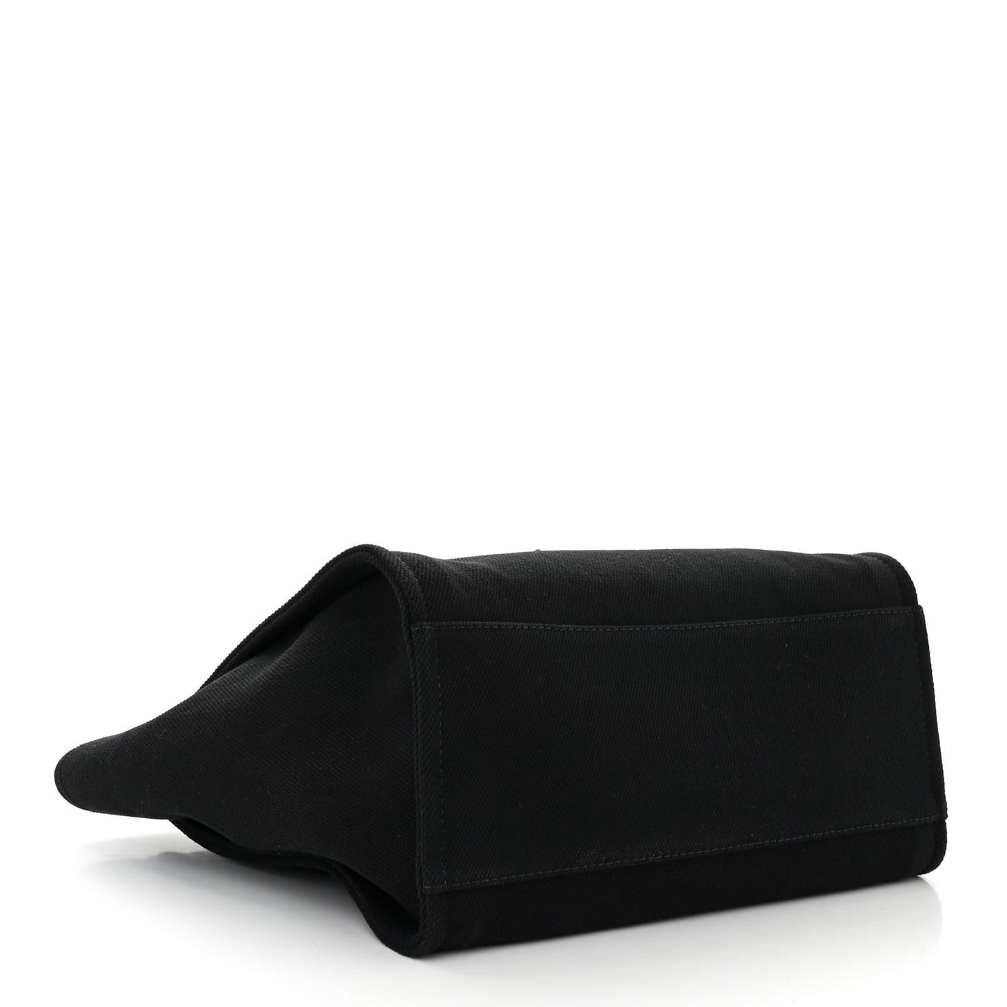 Canvas Pearl Medium Deauville Tote Black