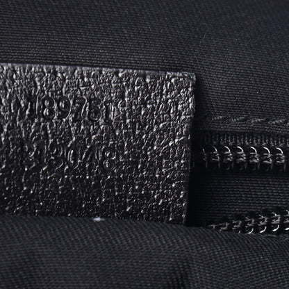 Gucci Monogram Web Medium Flat Messenger Bag Black 6 of 8