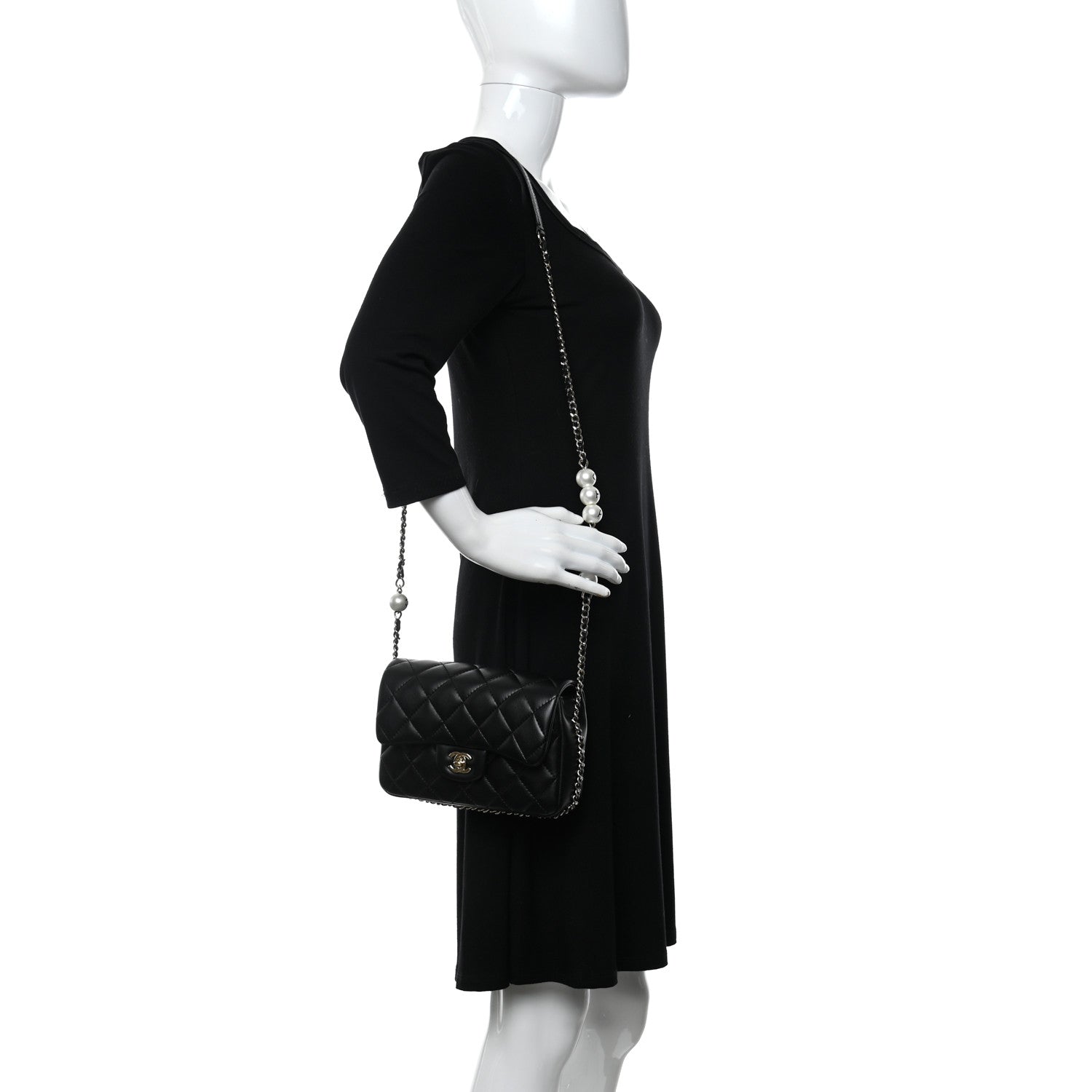 Chanel Lambskin Quilted Small My Precious Flap Black 2 of 12