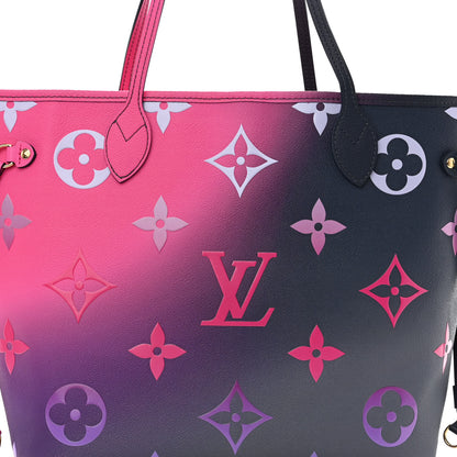 Louis Vuitton Monogram Giant Spring In The City Neverfull MM Midnight Fuchsia 8 of 10