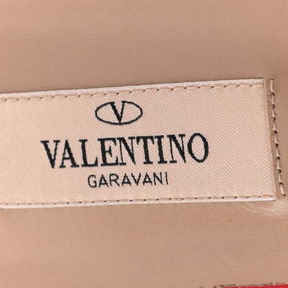 Valentino Garavani Nappa Rockstud Caged Flat Slide Sandals 39 Rouge 8 of 11