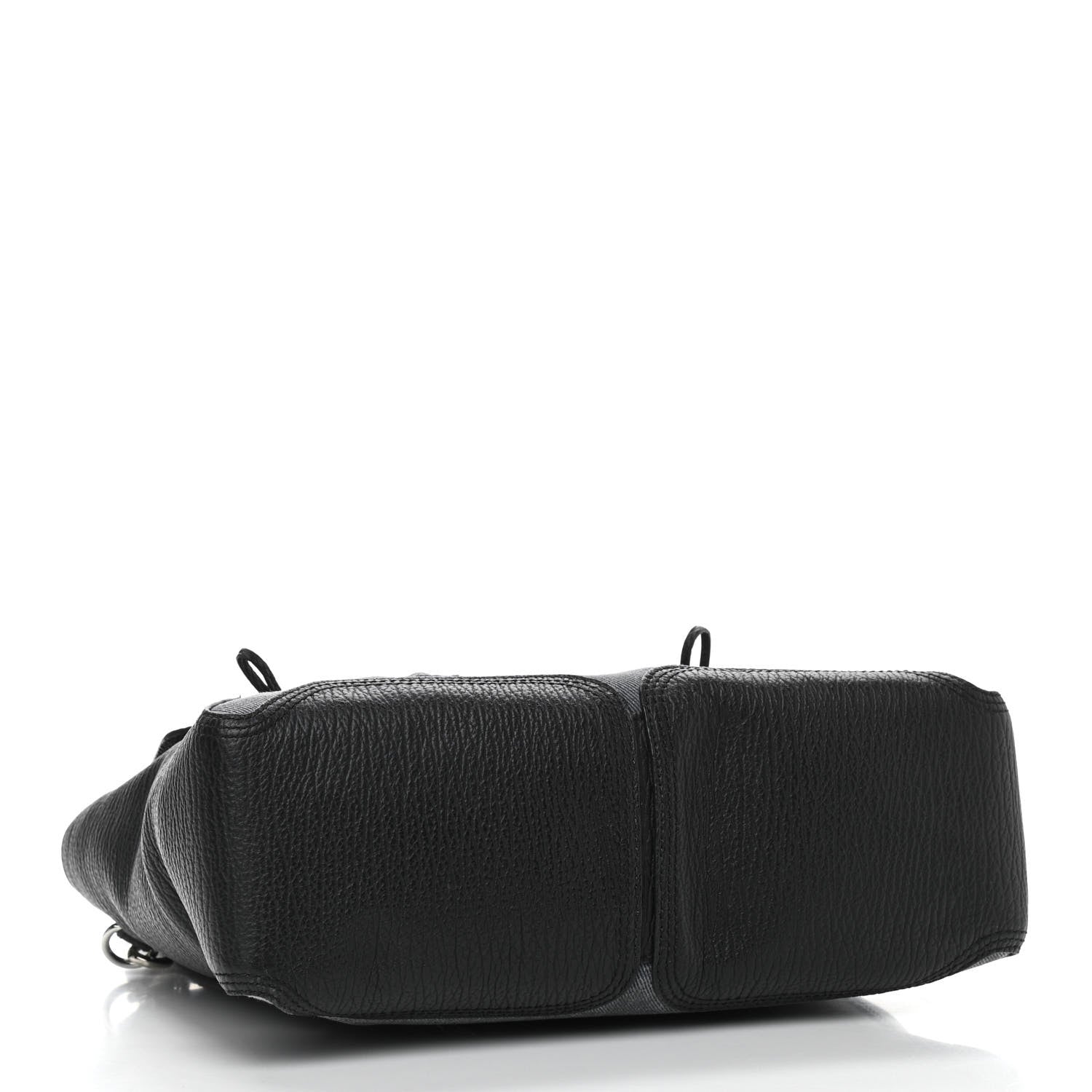3.1 Phillip Lim Textured Calfskin Denim Medium Pashli Satchel Black 4 of 12