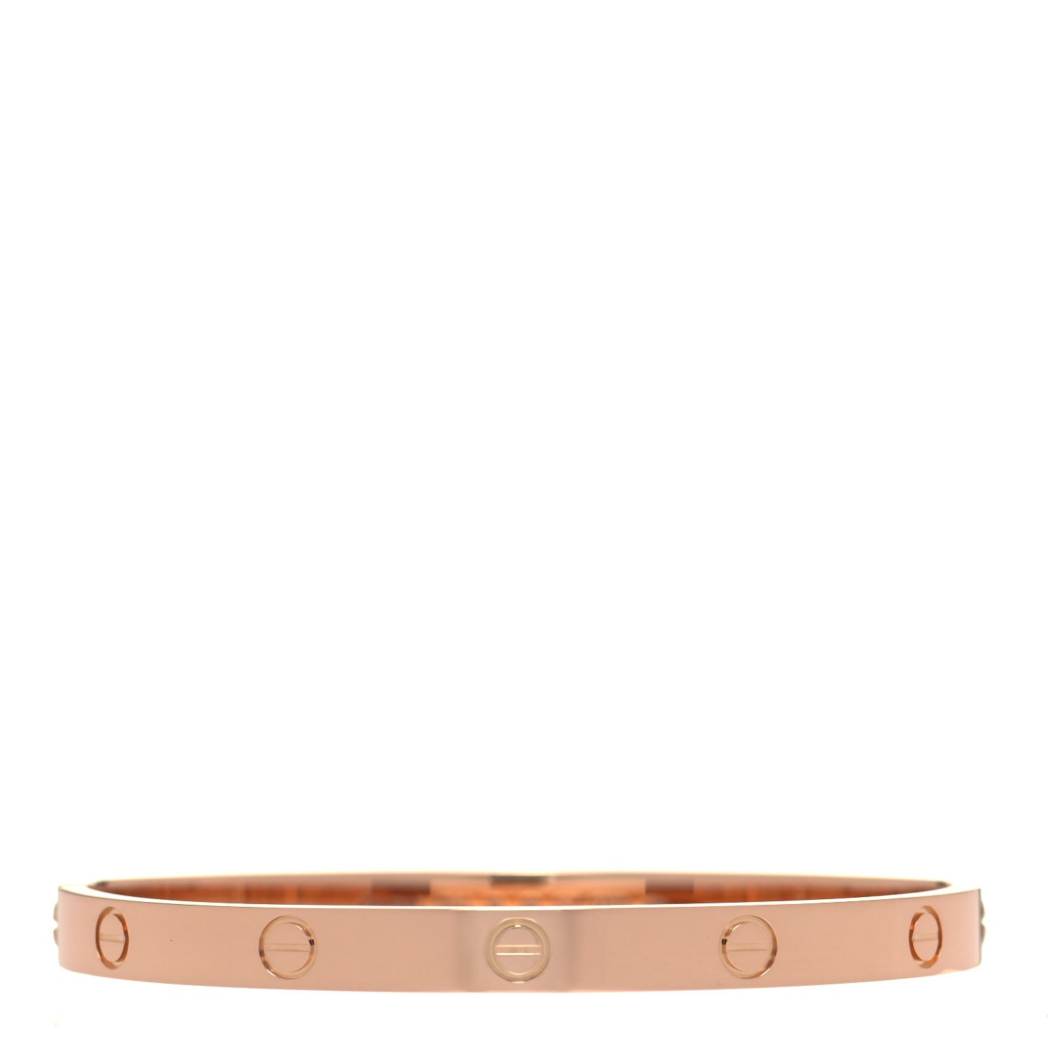 Cartier 18K Pink Gold LOVE Bracelet 19 1 of 12