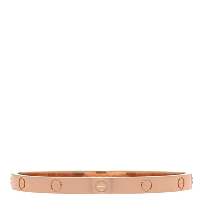 Cartier 18K Pink Gold LOVE Bracelet 19 2 of 12