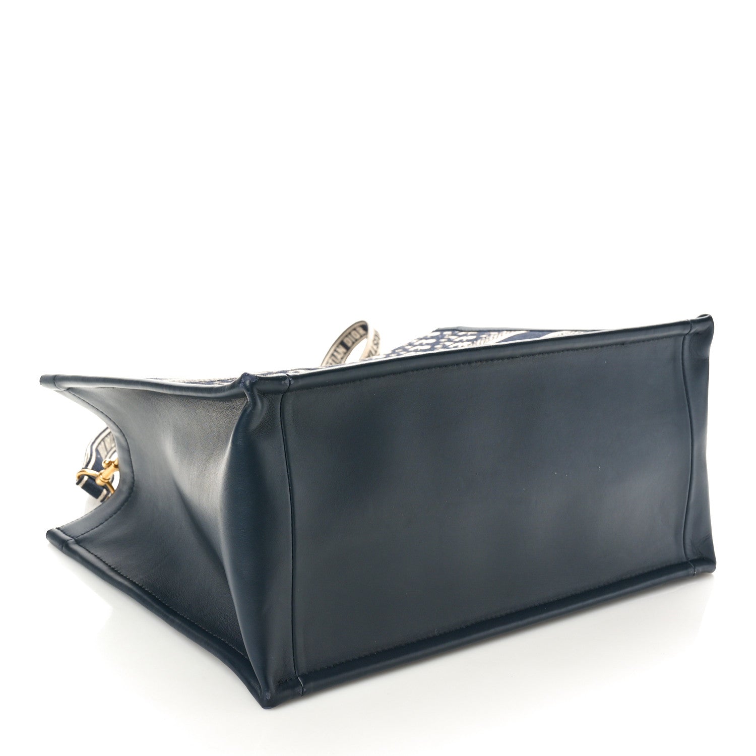 Christian Dior Oblique Calfskin Medium Book Tote With Strap Blue Multicolor 5 of 11