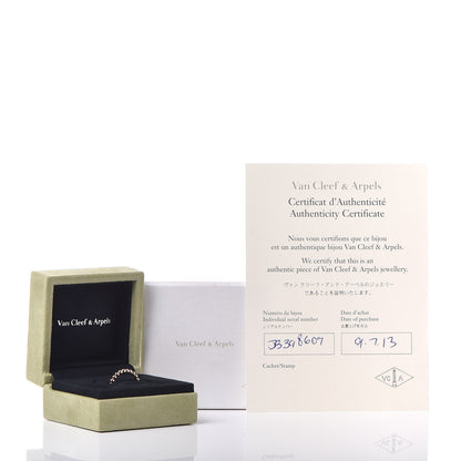 Van Cleef & Arpels 18K Rose Gold Medium Perlee Ring 55 7.25 5 of 5