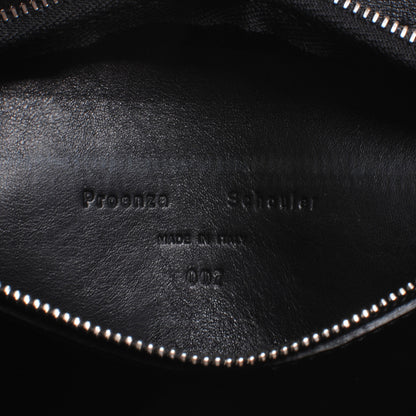 Proenza Schouler Leather PS1 Medium Crowd Print Satchel Black Multicolor 7 of 7