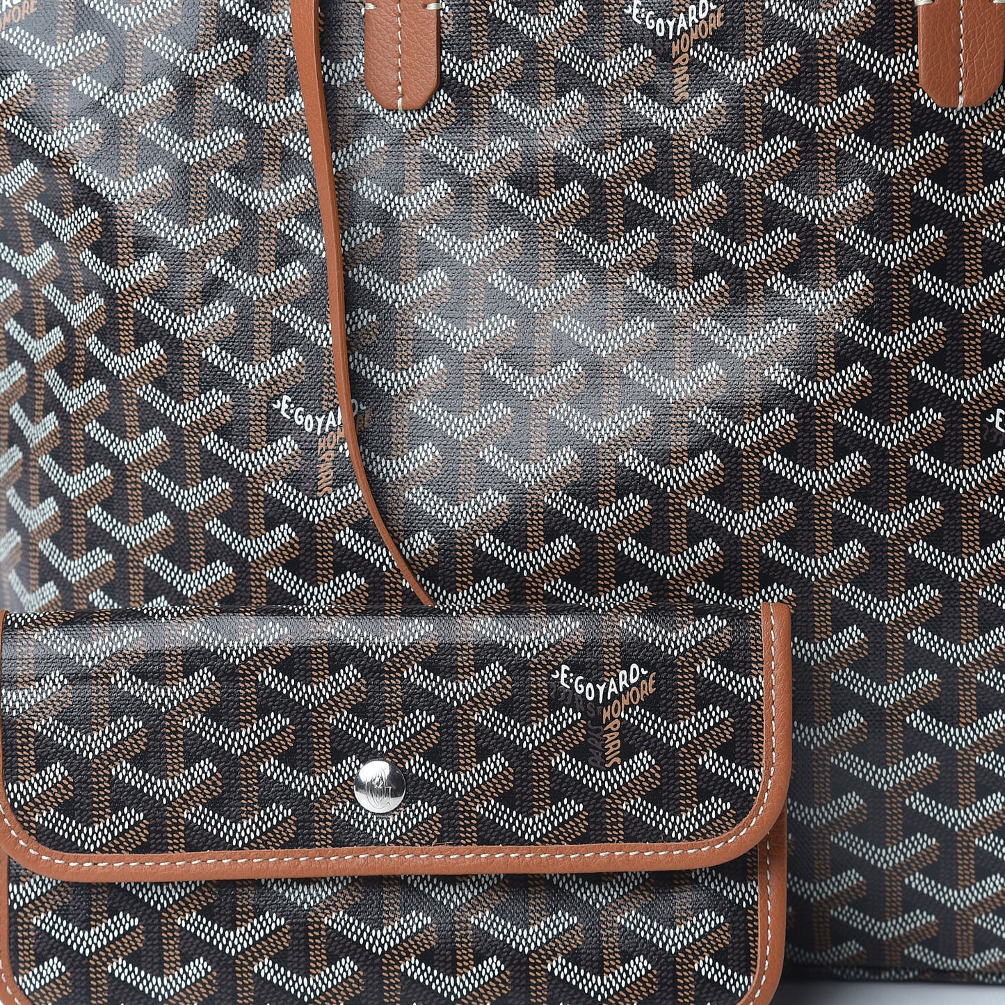 Goyardine Saint Louis PM Black Gold