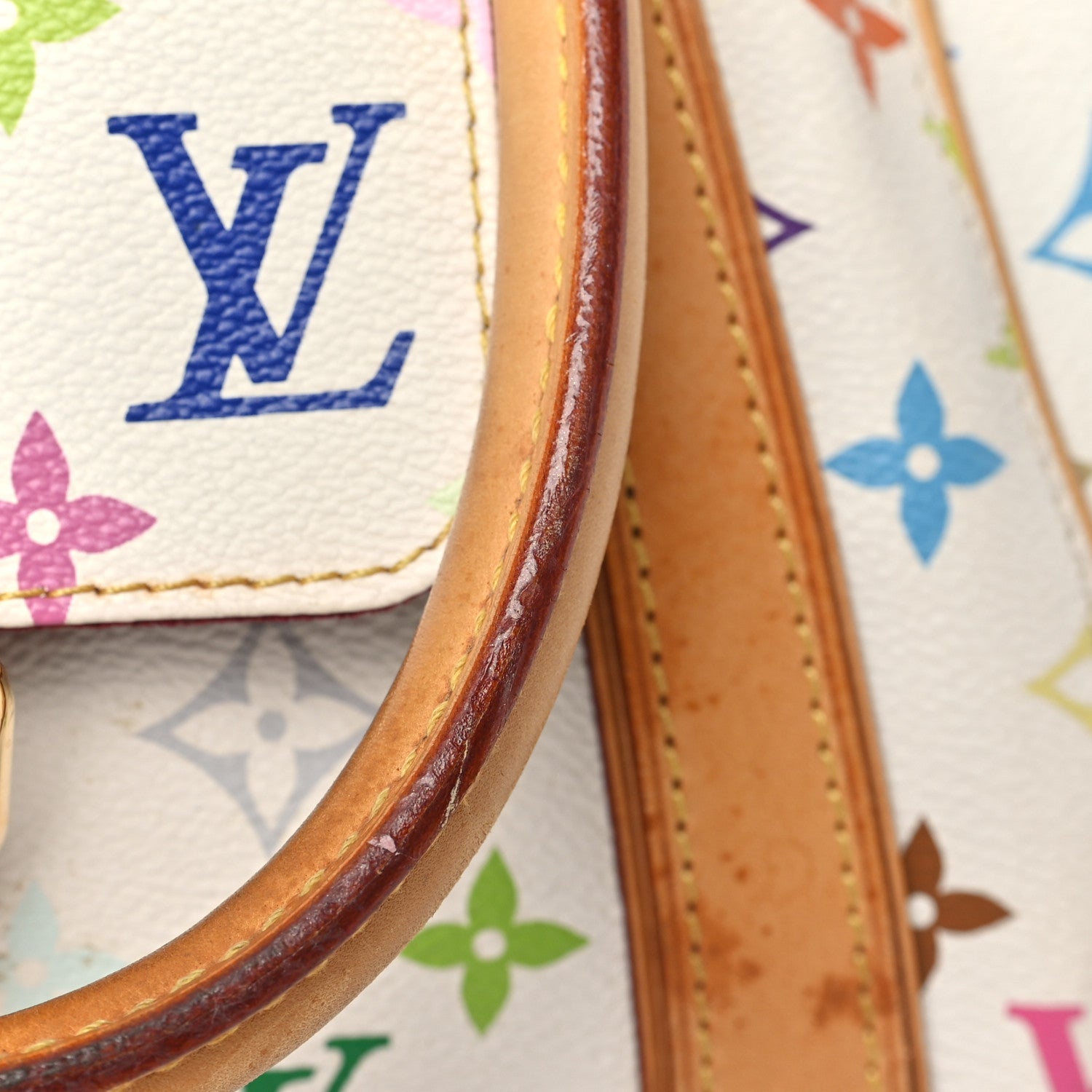 Louis Vuitton Monogram Multicolor Priscilla White 11 of 11