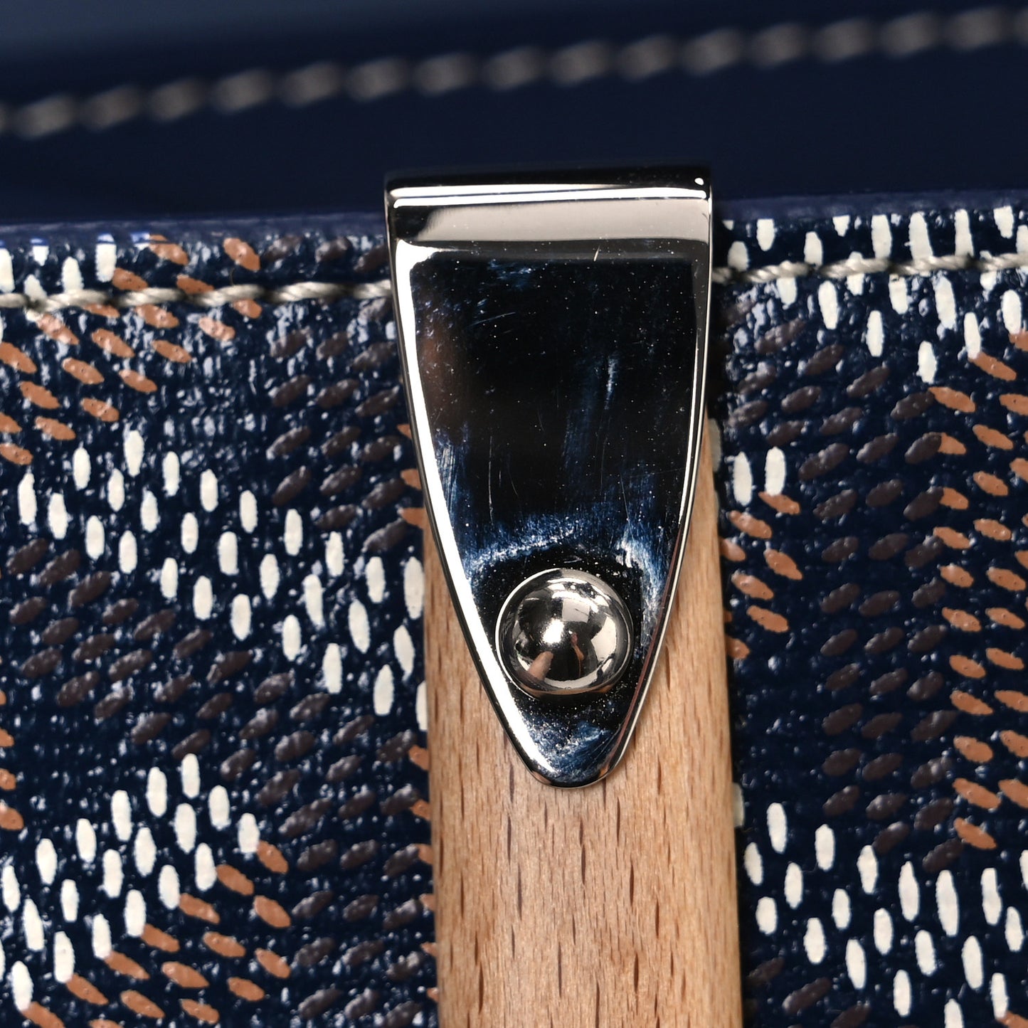 Goyardine Structure Mini Saigon Navy