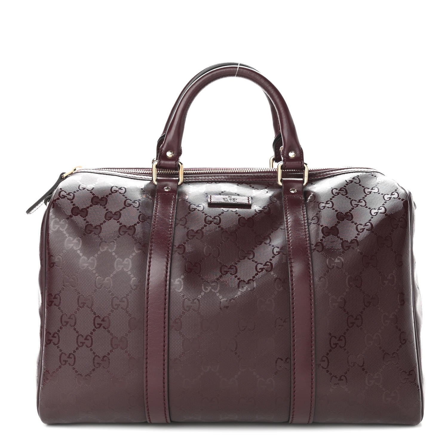 Gucci Imprime Monogram Medium Joy Boston Bordeaux 1 of 10