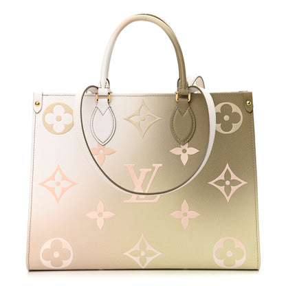 Louis Vuitton Monogram Giant Spring In The City OnTheGo MM Sunset Kaki 1 of 9